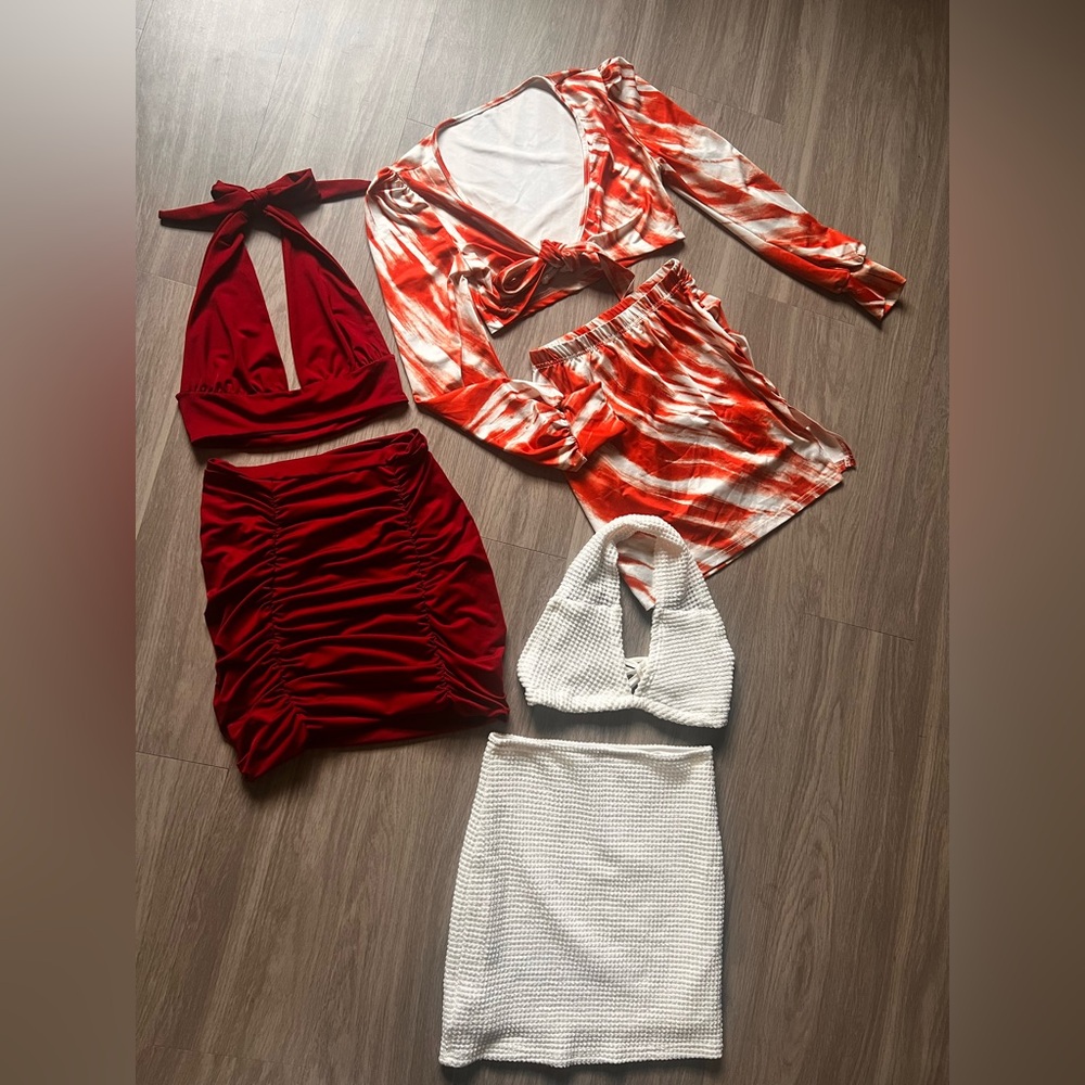 SHEIN Vibrant SKIRT SETS 🔥